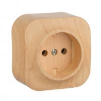 Quteo Розетка б/з дерево Legrand