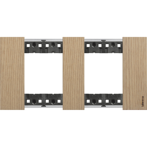 LIVING NOW.Декоративная рамка 2 поста (2+2 модуля).Цвет "Дуб"