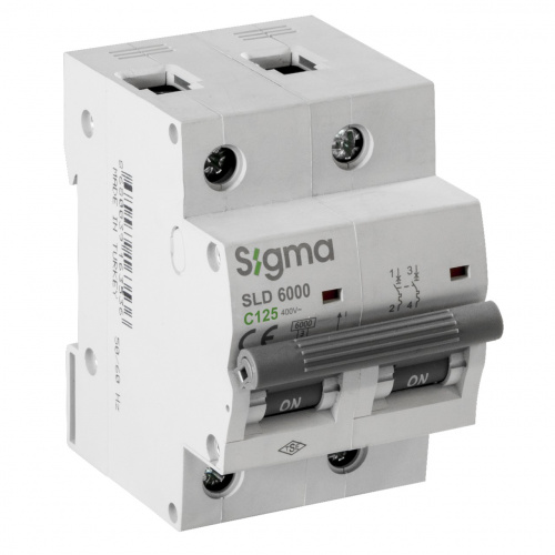 SIGMA Elektrik Автоматический выключатель 2P C 125A 6kA