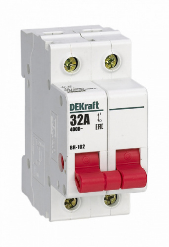 Schneider electric DEKraft Выключатель-разъединитель 2Р 32А ВН-102