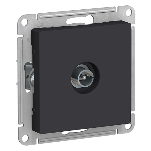 Systeme (Schneider) Electric ATLASDESIGN TV АНТЕННА коннектор, механизм, КАРБОН ATN001093