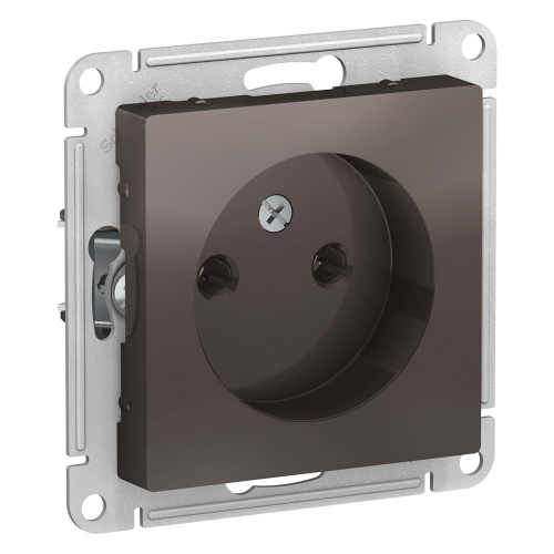 Systeme (Schneider) Electric ATLASDESIGN РОЗЕТКА без заземления, 16А, механизм, МОККО ATN000641