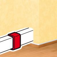 Legrand Накладка на стык - для мини-плинтусов DLPlus 40х12,5/40х16/40х20 - белый