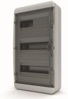 ИЭК (TEKFOR) Корпус пластиковый КМПн-36 IP65 черная прозрачная дверь