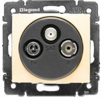 Valena Розетка TV+SAT1+FM крем Legrand 774335