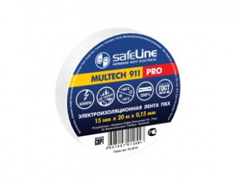 Изолента Safeline 15/20 белый